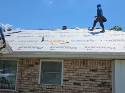 New Home Roof Installation